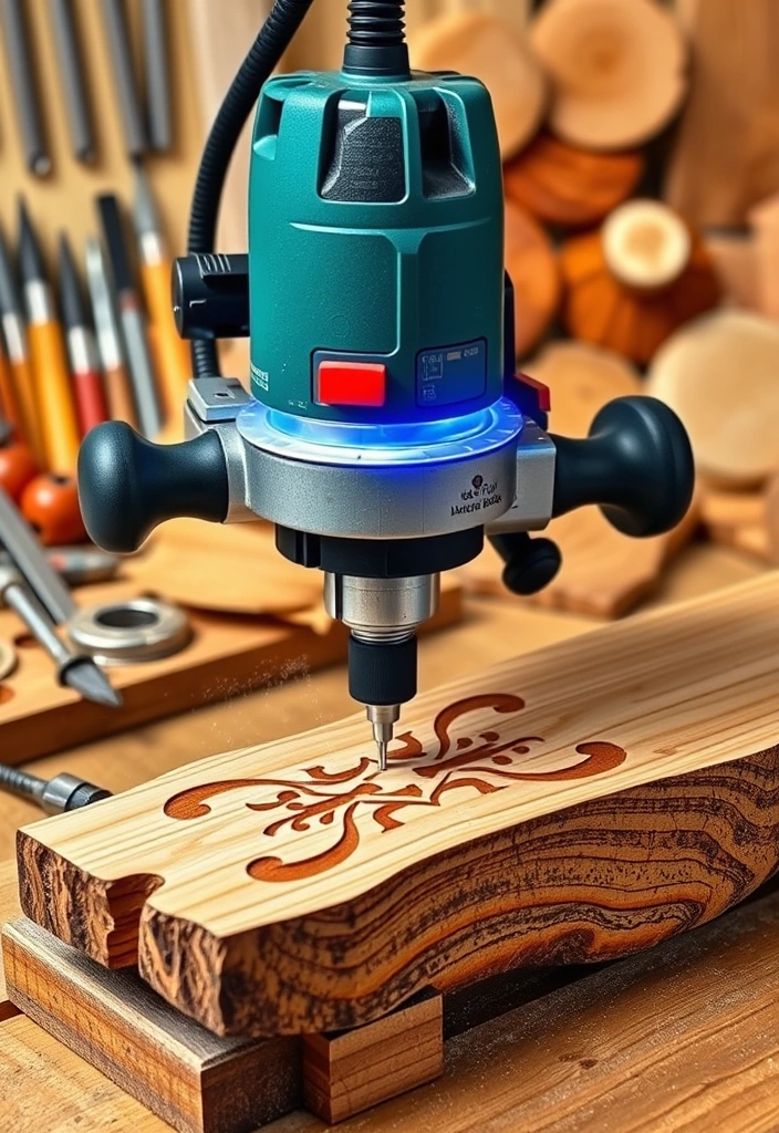 12 Must-Have Woodworking Tools That Will Transform Your DIY Projects Forever! - 5. Router