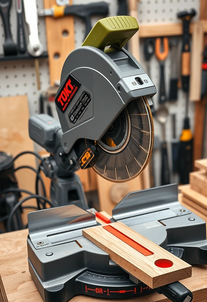 12 Must-Have Woodworking Tools That Will Transform Your DIY Projects Forever! - 7. Miter Saw