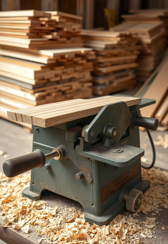 12 Must-Have Woodworking Tools That Will Transform Your DIY Projects Forever! - 8. Planer
