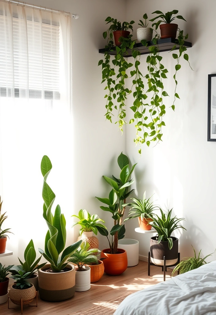 15 Stunning Bedroom Decor Hacks Under $100 (Wait Until You See #5!) - 4. Add Greenery with Indoor Plants