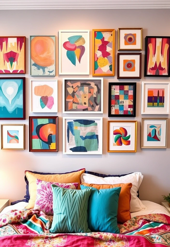 15 Stunning Bedroom Decor Hacks Under $100 (Wait Until You See #5!) - 5. DIY Custom Art for Unique Decor