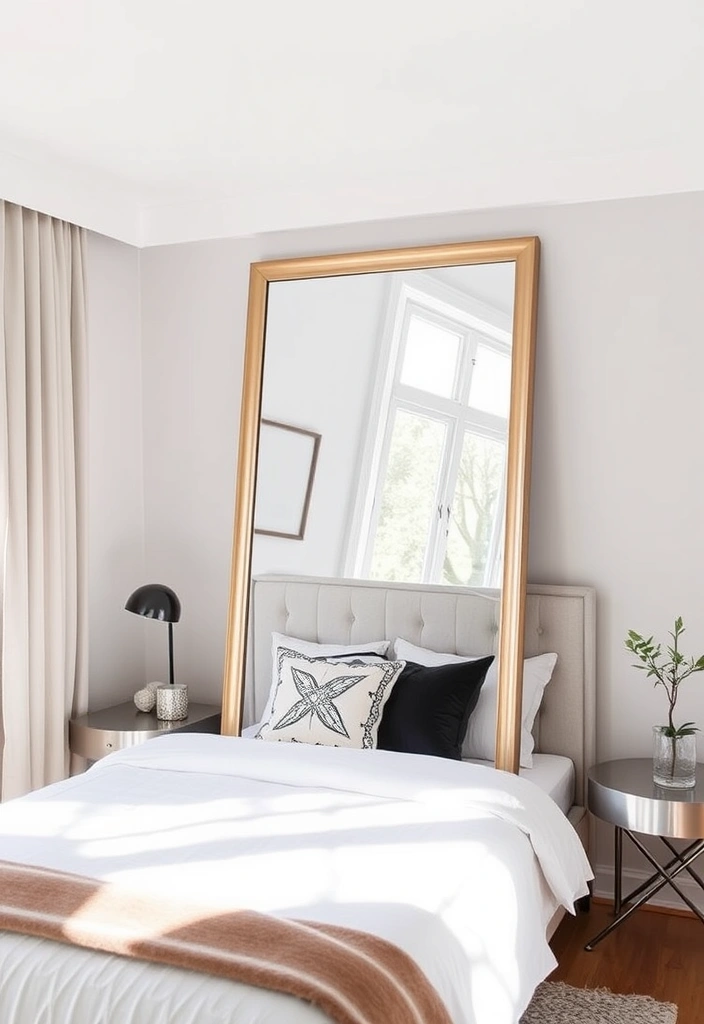 15 Stunning Bedroom Decor Hacks Under $100 (Wait Until You See #5!) - 6. Use Mirrors to Create Illusion of Space