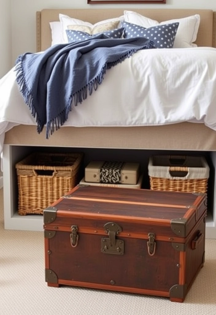 15 Stunning Bedroom Decor Hacks Under $100 (Wait Until You See #5!) - 7. Stylish Storage Solutions for a Clutter-Free Space