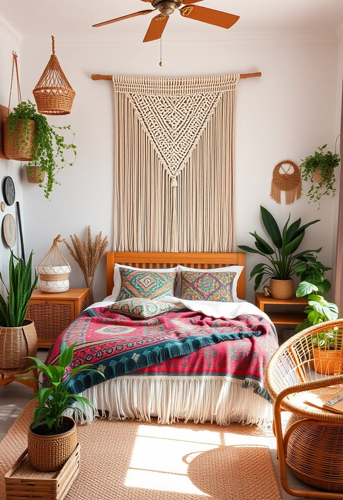 18 Stunning Bedroom Makeover Ideas That Will Leave You Breathless! (#6 Is Pure Magic!) - 1. Cozy Bohemian Retreat