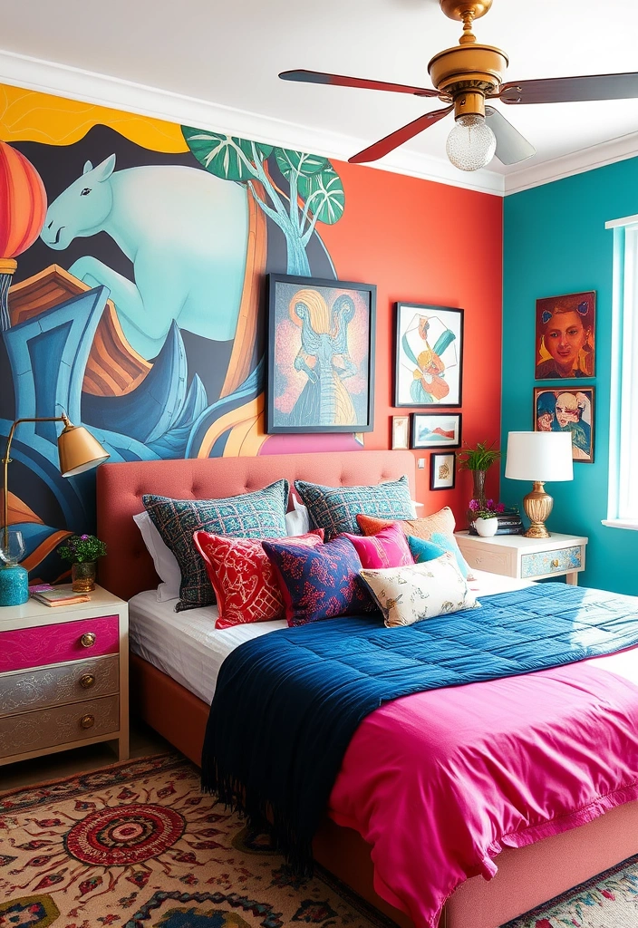 18 Stunning Bedroom Makeover Ideas That Will Leave You Breathless! (#6 Is Pure Magic!) - 11. Artistic Expression