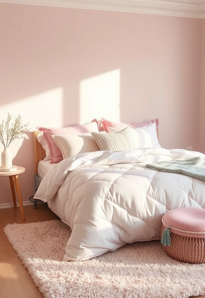 18 Stunning Bedroom Makeover Ideas That Will Leave You Breathless! (#6 Is Pure Magic!) - 15. Soft Pastels and Textures