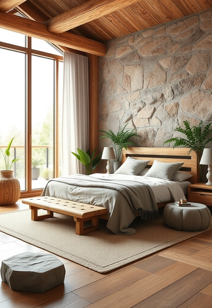 18 Stunning Bedroom Makeover Ideas That Will Leave You Breathless! (#6 Is Pure Magic!) - 17. Nature-Inspired Retreat