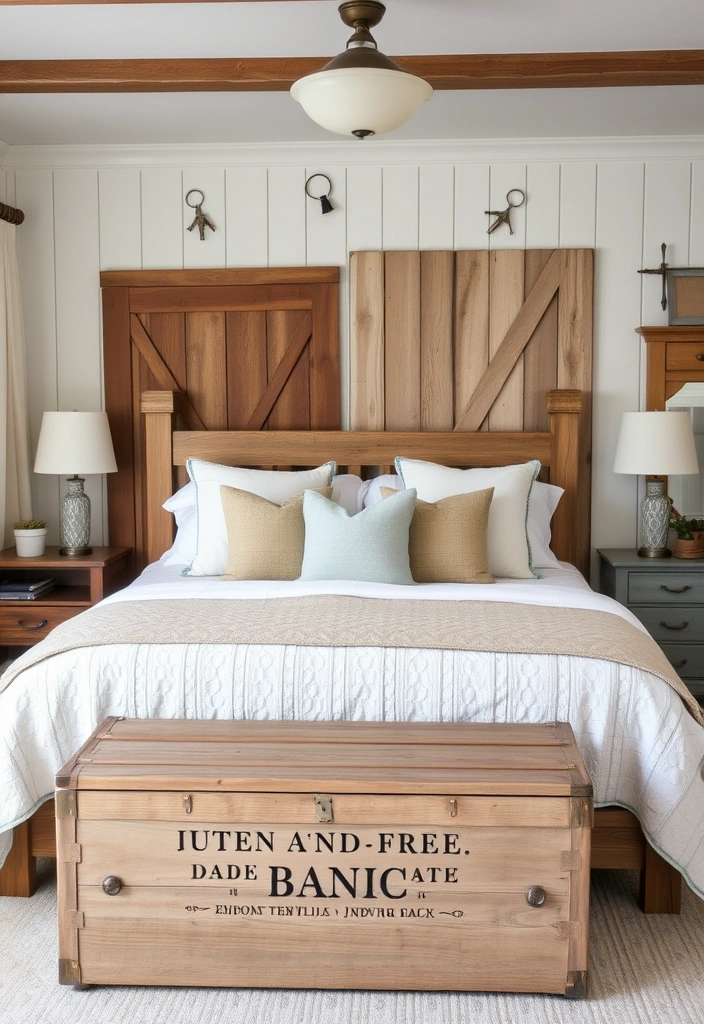 18 Stunning Bedroom Makeover Ideas That Will Leave You Breathless! (#6 Is Pure Magic!) - 4. Rustic Farmhouse Charm