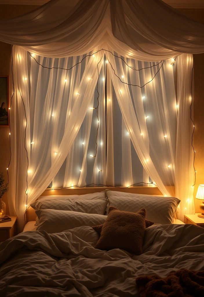 18 Stunning Bedroom Makeover Ideas That Will Leave You Breathless! (#6 Is Pure Magic!) - 6. Magical Fairy Lighting