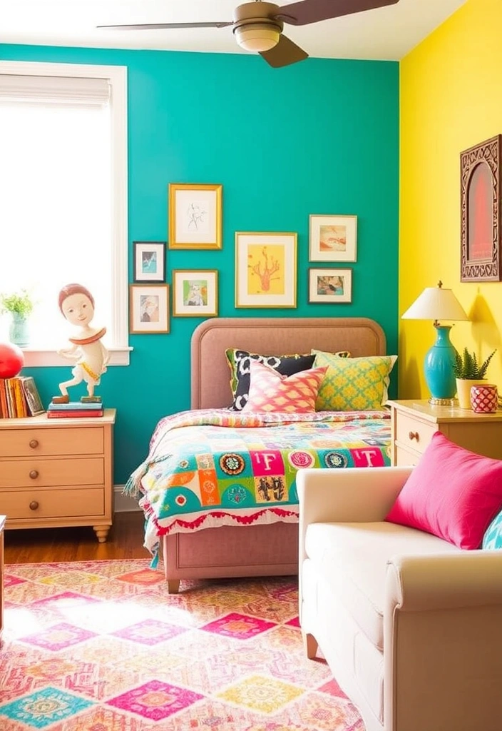 18 Stunning Bedroom Makeover Ideas That Will Leave You Breathless! (#6 Is Pure Magic!) - 7. Bold and Bright Colors