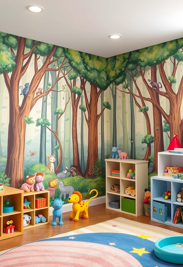 18 Unique Wall Art Ideas That Will Transform Your Space into a Gallery! - 17. Custom Murals