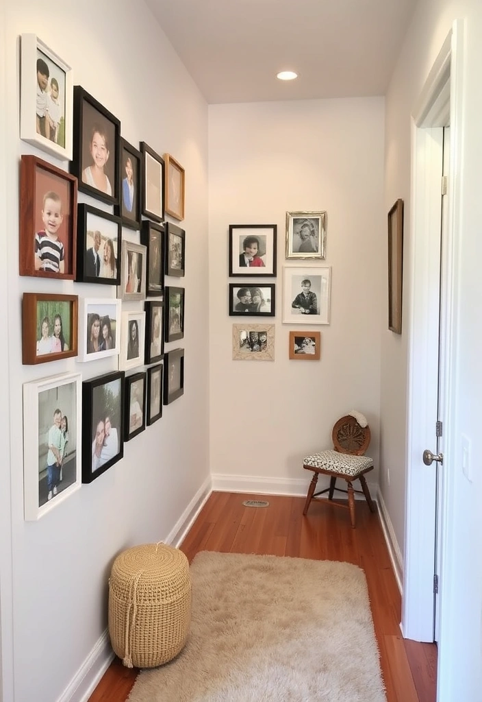 18 Unique Wall Art Ideas That Will Transform Your Space into a Gallery! - 4. Gallery Wall of Family Photos