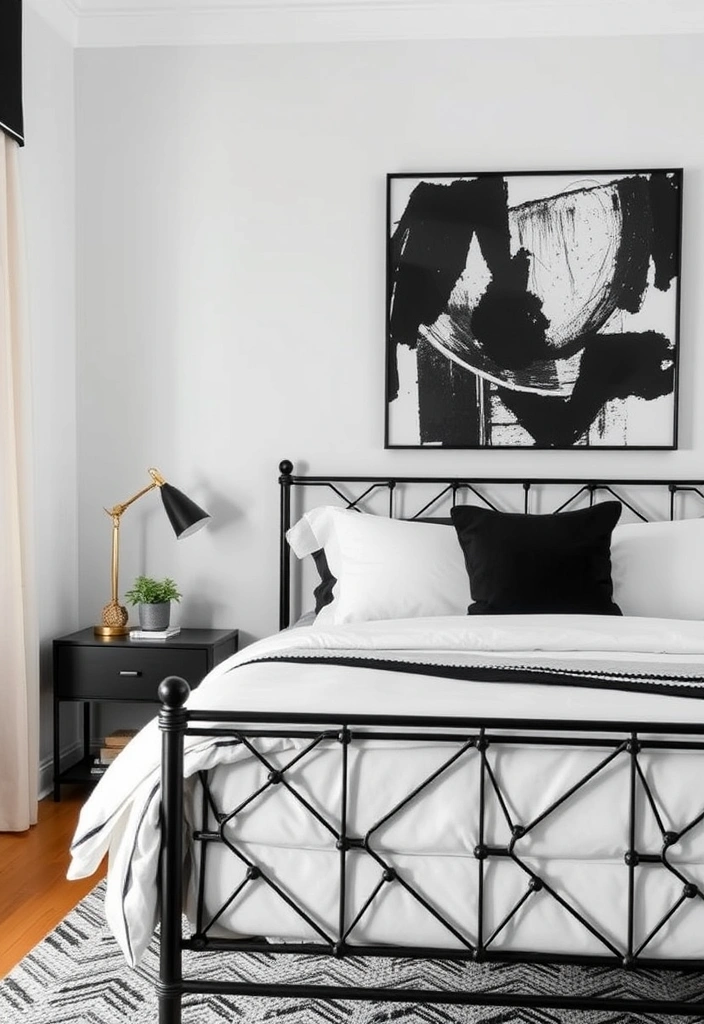 15 Incredible Bed Frames That Will Make You Want to Snuggle In All Day (#9 Is a Game Changer!) - 3. The Minimalist Metal Frame