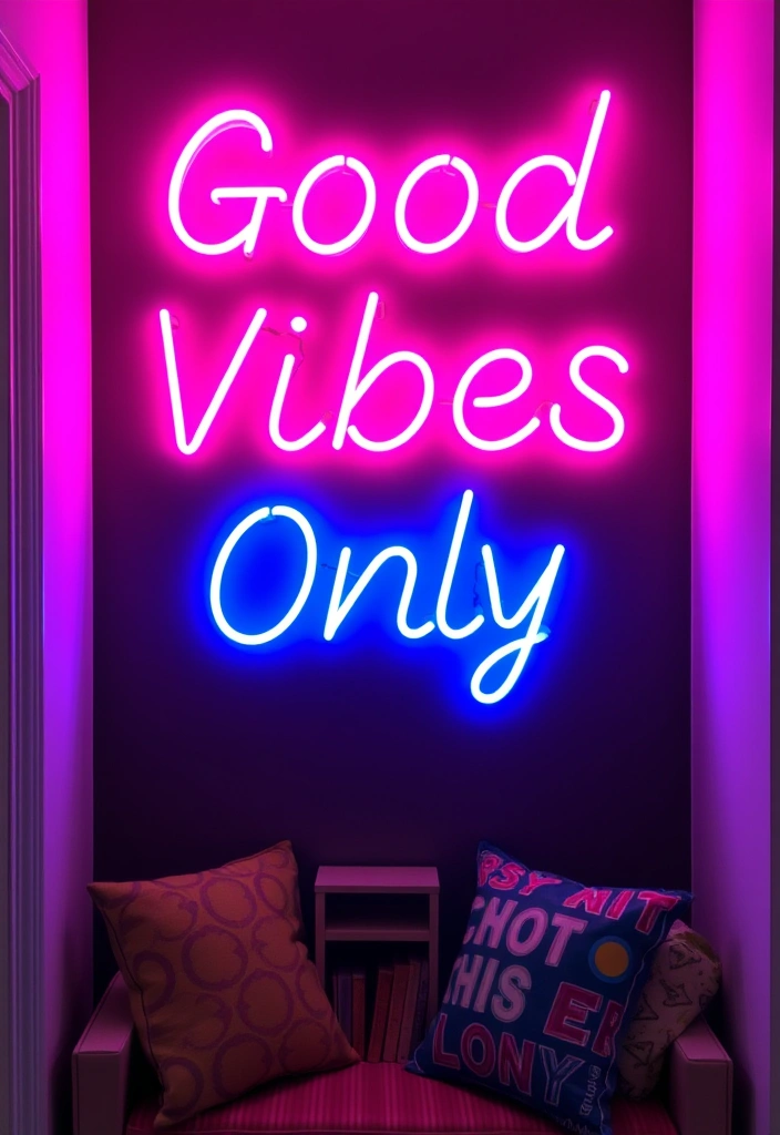 15 Stunning Wall Art Ideas That'll Make Your Walls Sing! - 8. Neon Signs