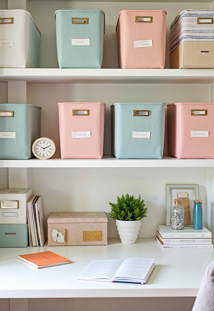 16 DIY Home Office Projects That'll Make You Feel Like a Pro (Get Ready for #9!) - 13. Stylish File Storage