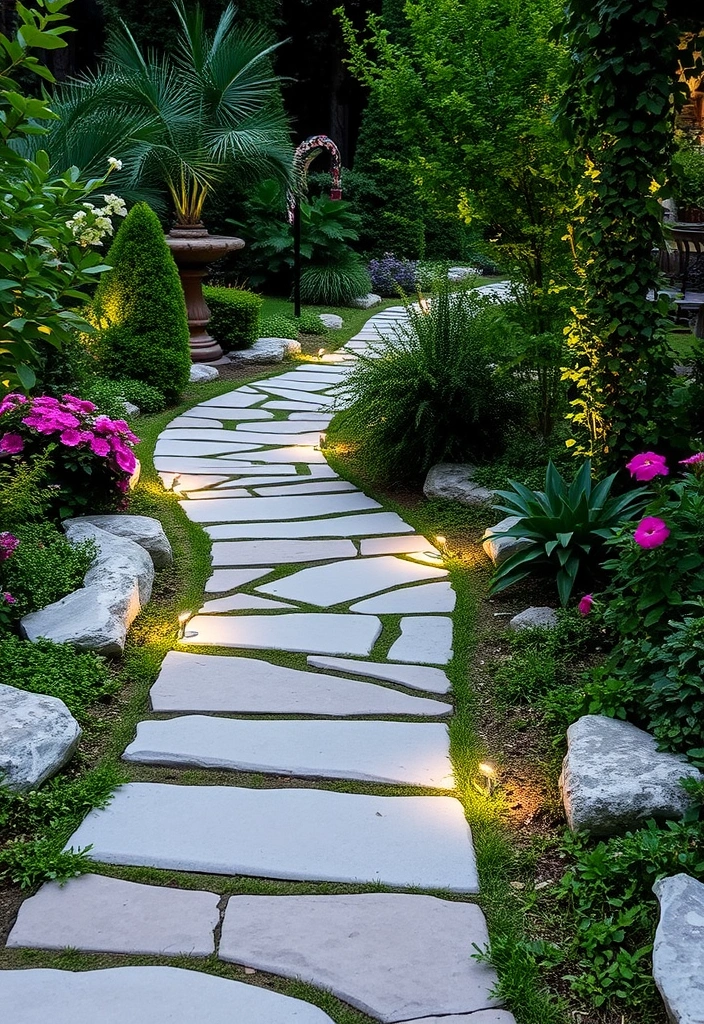 16 Stunning Outdoor Decor Ideas That'll Make Your Neighbors Jealous (Warning: #8 Is a Show-Stopper!) - 6. Charming Garden Pathways