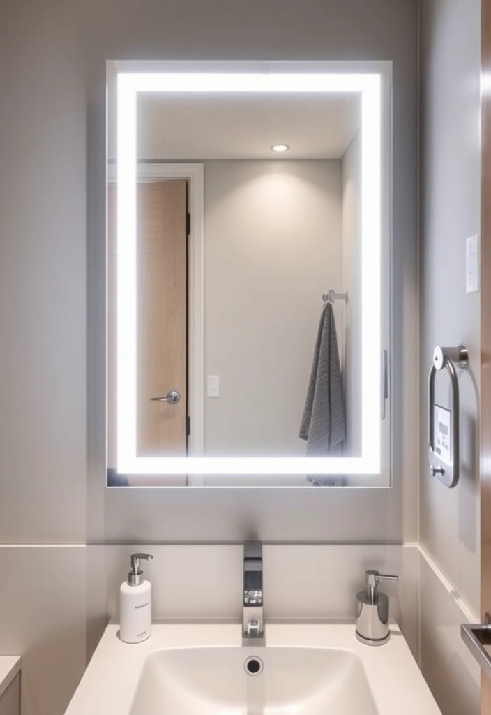 19 Chic Bathroom Styling Tips for Small Spaces (Your Guests Will Be Jealous of #11!) - 17. Smart Technology