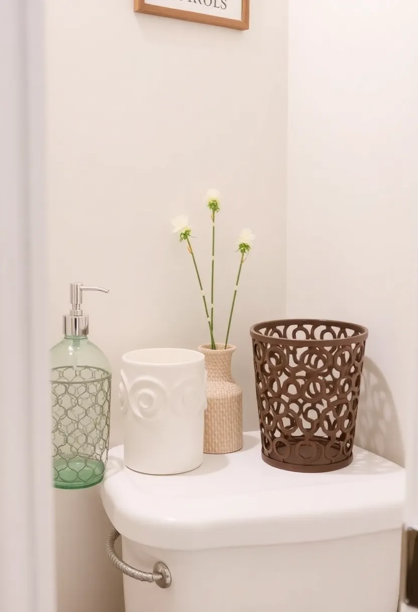 19 Chic Bathroom Styling Tips for Small Spaces (Your Guests Will Be Jealous of #11!) - 19. Functional Accessories