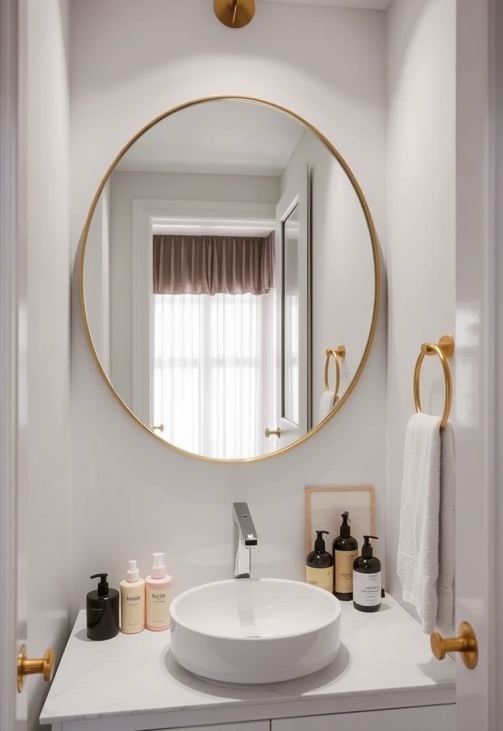 19 Chic Bathroom Styling Tips for Small Spaces (Your Guests Will Be Jealous of #11!) - 3. Mirrors Are Essential
