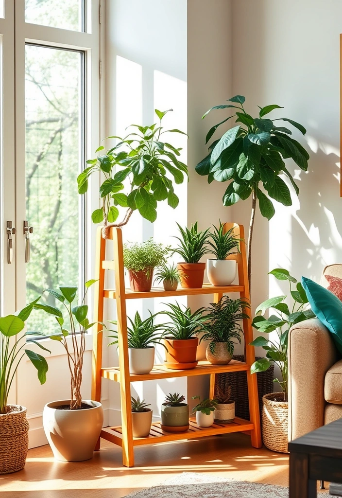 19 Easy Woodworking Projects You Can Complete in a Weekend (#11 Is a Game Changer!) - 19. Wooden Plant Stand