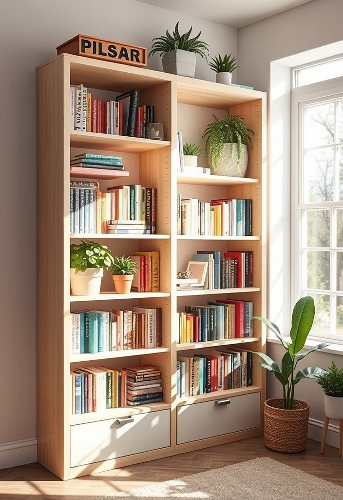 19 Easy Woodworking Projects You Can Complete in a Weekend (#11 Is a Game Changer!) - 2. Simple Bookshelf