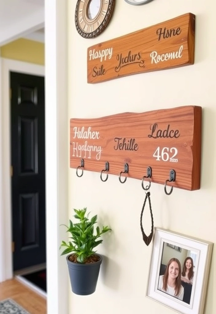 19 Easy Woodworking Projects You Can Complete in a Weekend (#11 Is a Game Changer!) - 7. Wall-mounted Key Holder