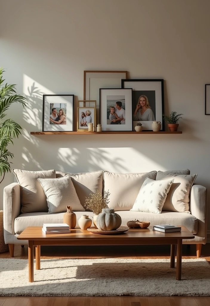 20 Cozy Living Room Ideas That Will Make You Want to Snuggle Up! - 7. Personal Touches