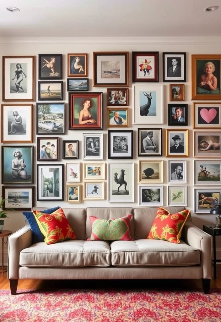 25 Stunning Living Room Ideas That'll Make You Say 'Wow!' (You'll Want #10 in Your Home!) - 11. Artful Displays