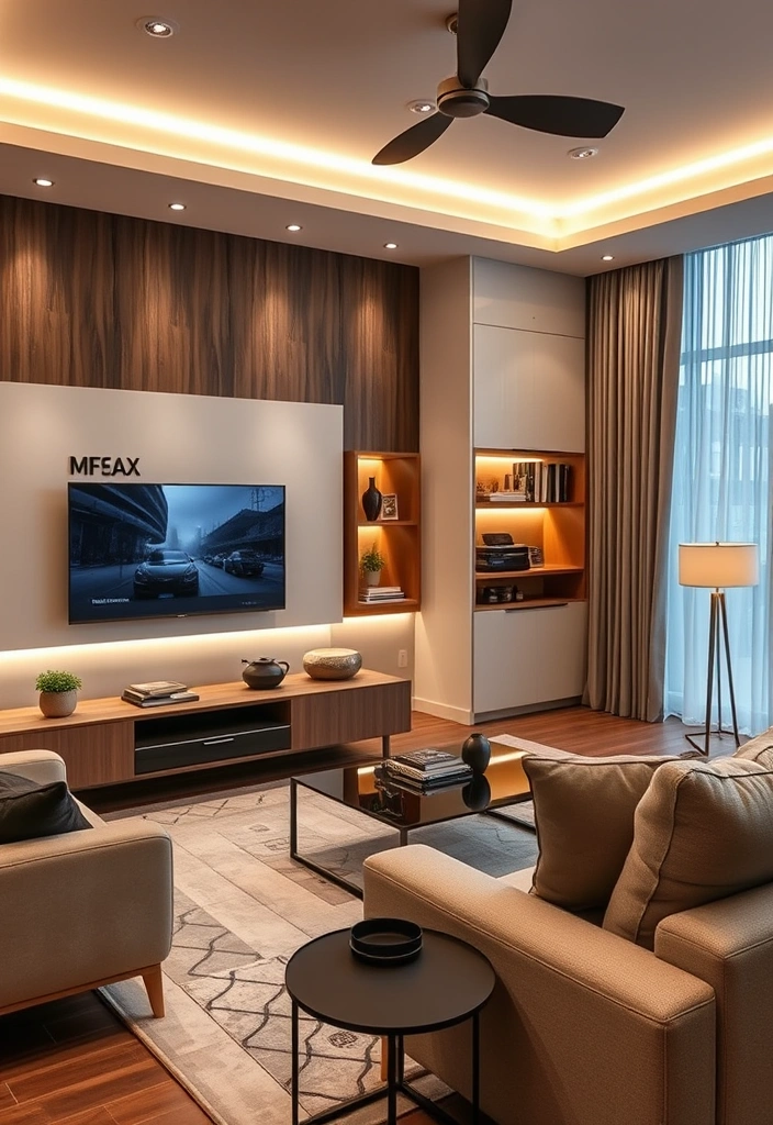 25 Stunning Living Room Ideas That'll Make You Say 'Wow!' (You'll Want #10 in Your Home!) - 14. Smart Spaces