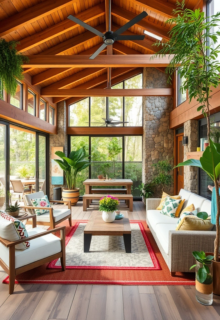 25 Stunning Living Room Ideas That'll Make You Say 'Wow!' (You'll Want #10 in Your Home!) - 21. Outdoor-Inspired