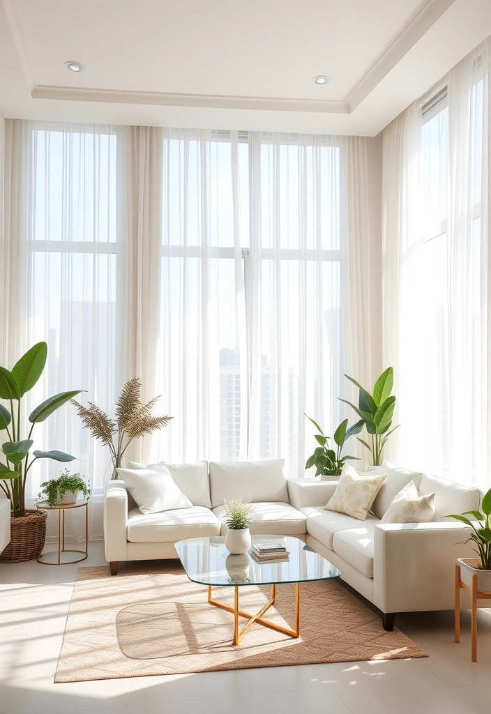 25 Stunning Living Room Ideas That'll Make You Say 'Wow!' (You'll Want #10 in Your Home!) - 7. Bright and Airy