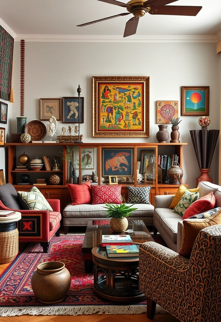 25 Stunning Living Room Ideas That'll Make You Say 'Wow!' (You'll Want #10 in Your Home!) - 9. Global Influences