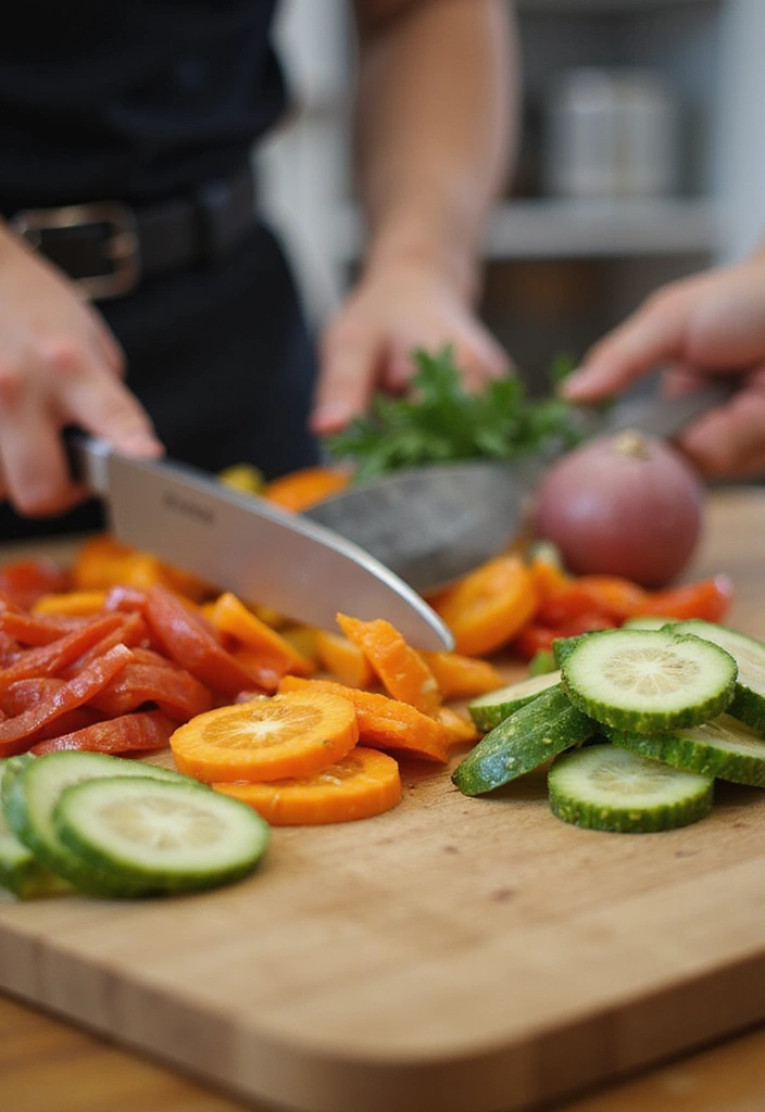 10 Reasons Why Kikcoin Extra Large Bamboo Cutting Boards Are a Game Changer in Your Kitchen! - 6. Knife-Friendly Surface