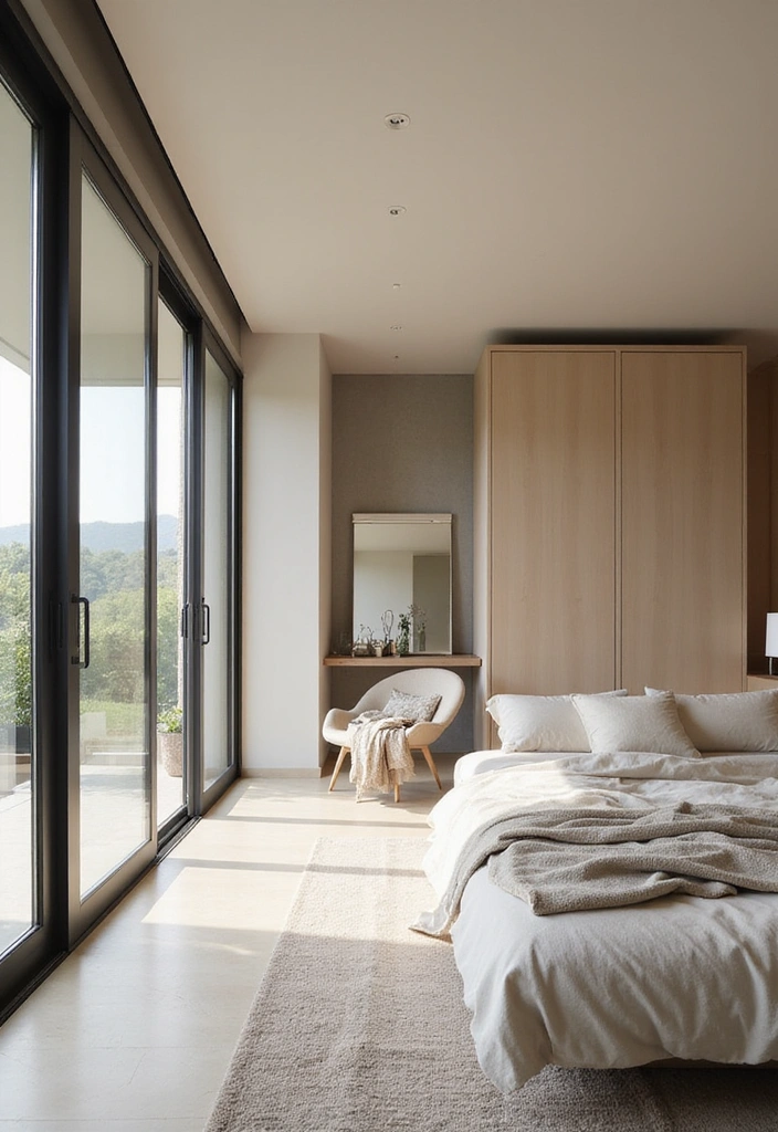 20 Stunning Modern Bedroom Ideas That'll Transform Your Space (You Won't Believe #8!) - 18. Open Layout