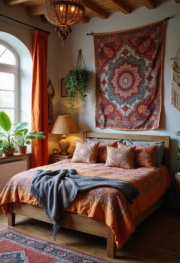 20 Stunning Modern Bedroom Ideas That'll Transform Your Space (You Won't Believe #8!) - 3. Bohemian Bliss