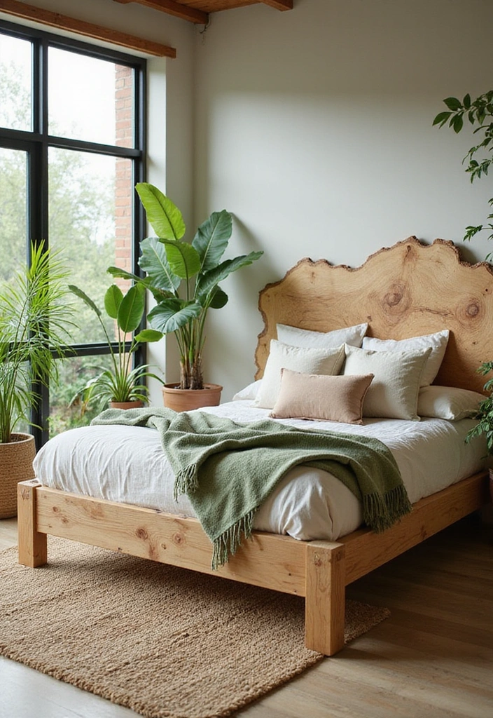 20 Stunning Modern Bedroom Ideas That'll Transform Your Space (You Won't Believe #8!) - 5. Nature-Inspired Retreat