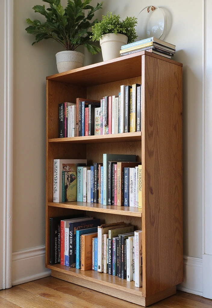12 Simple Wood Projects Anyone Can Tackle in a Weekend (Don’t Miss #11!) - 3. Simple Bookshelf