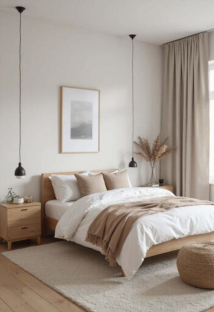 15 Dream Bedroom Ideas That'll Make You Feel Like You're on Vacation Every Night! - 11. Scandinavian Serenity: Modern Minimalism