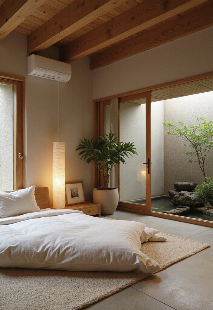 15 Dream Bedroom Ideas That'll Make You Feel Like You're on Vacation Every Night! - 7. Zen Retreat: Tranquility and Peace