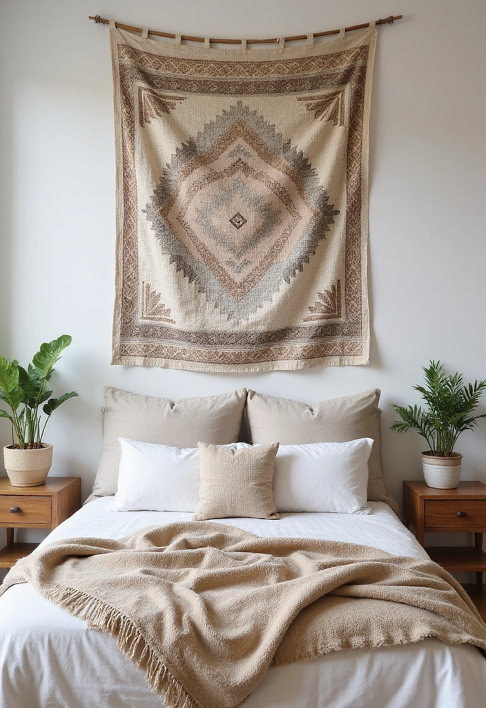 15 Unique Wall Decor Ideas That Will Leave Your Guests Speechless! - 7. Fabric Wall Hangings