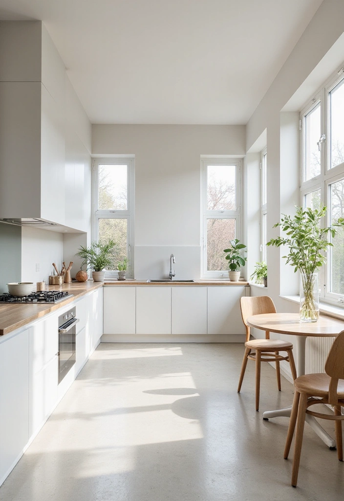 18 Modern Small Kitchen Layouts That Redefine Style (Don’t Miss #11!) - 14. Bright and Airy Designs