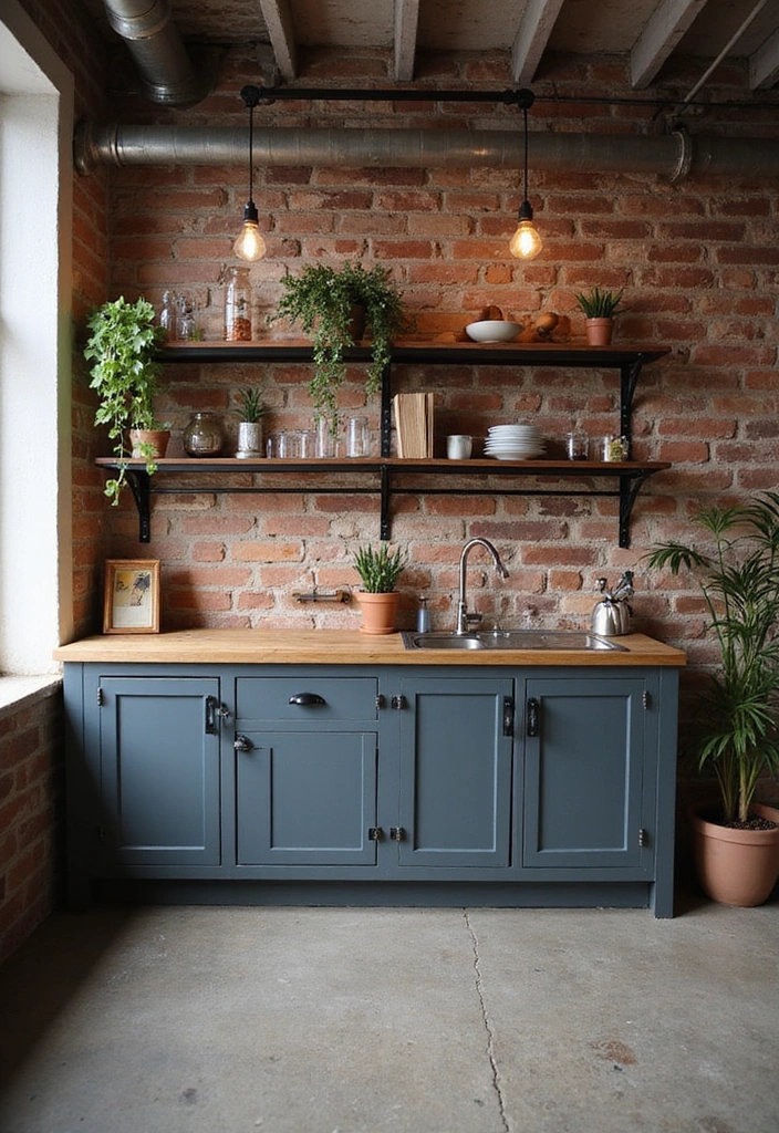 18 Modern Small Kitchen Layouts That Redefine Style (Don’t Miss #11!) - 5. Industrial Style