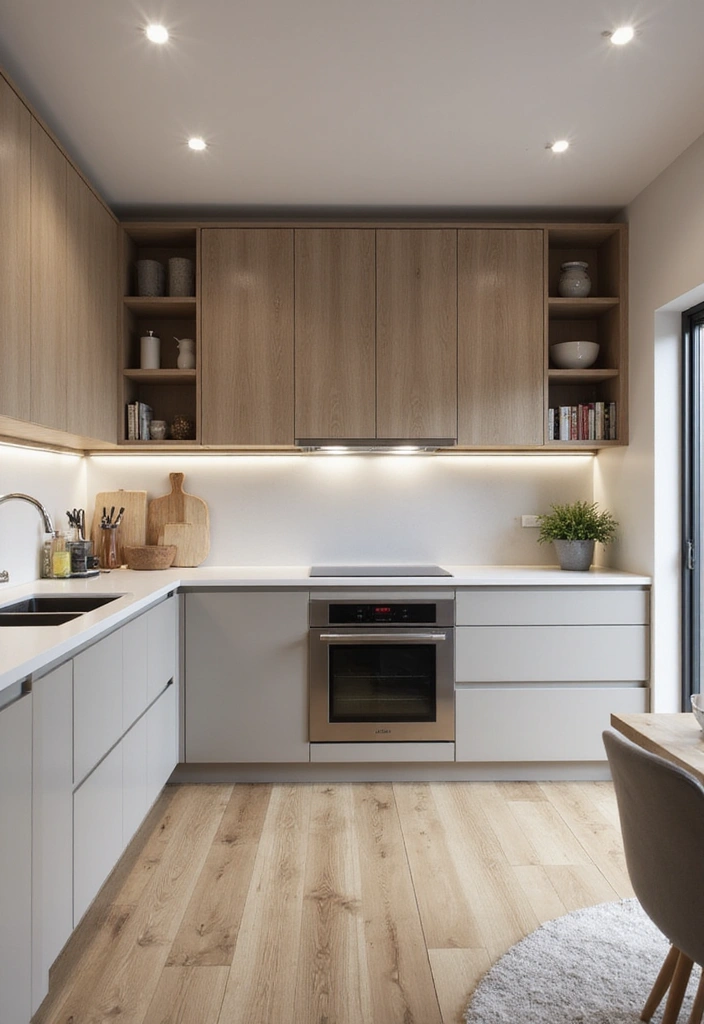 18 Modern Small Kitchen Layouts That Redefine Style (Don’t Miss #11!) - 9. Integrated Appliances