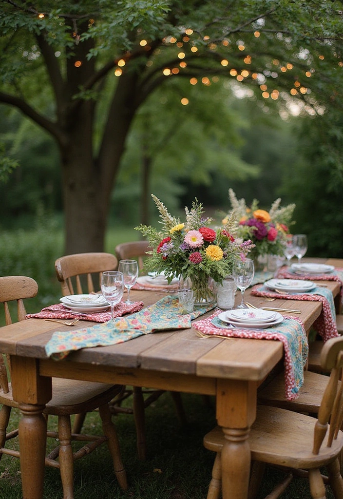 18 Stunning Outdoor Furniture Ideas That Will Transform Your Patio (You Won't Believe #5!) - 1. Rustic Wooden Farmhouse Table