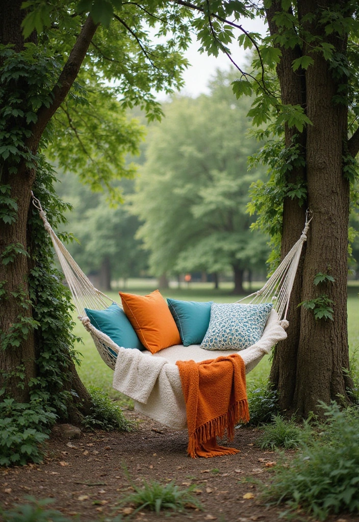 18 Stunning Outdoor Furniture Ideas That Will Transform Your Patio (You Won't Believe #5!) - 12. Tranquil Hammock