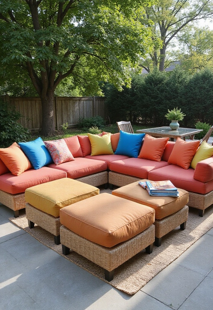 18 Stunning Outdoor Furniture Ideas That Will Transform Your Patio (You Won't Believe #5!) - 7. Versatile Modular Seating