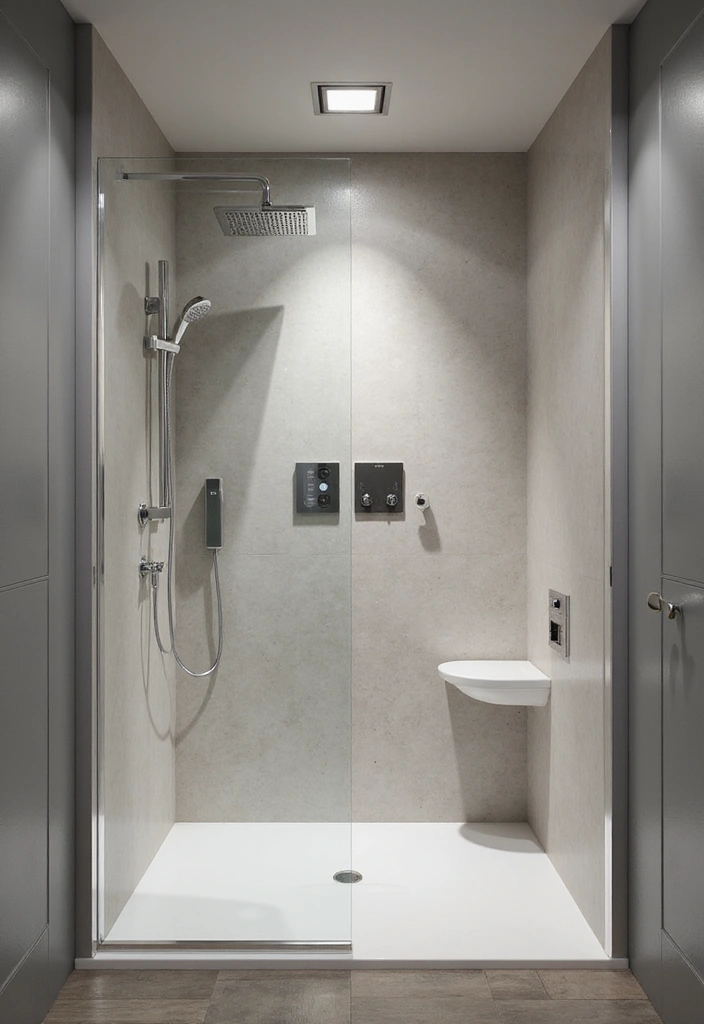 19 Small Bathroom Ideas to Maximize Your Space (Tip #11 Is Genius!) - 14. Upgrade to a Digital Shower System