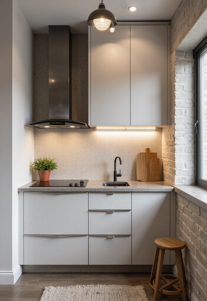 21 Stunning Small Kitchen Designs That Prove Less Is More (You Won't Believe #13!) - 12. Contemporary Elegance