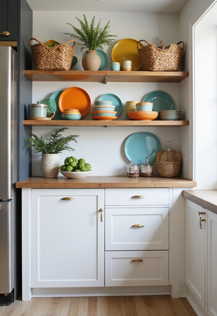 21 Stunning Small Kitchen Designs That Prove Less Is More (You Won't Believe #13!) - 5. Open Shelving Solutions