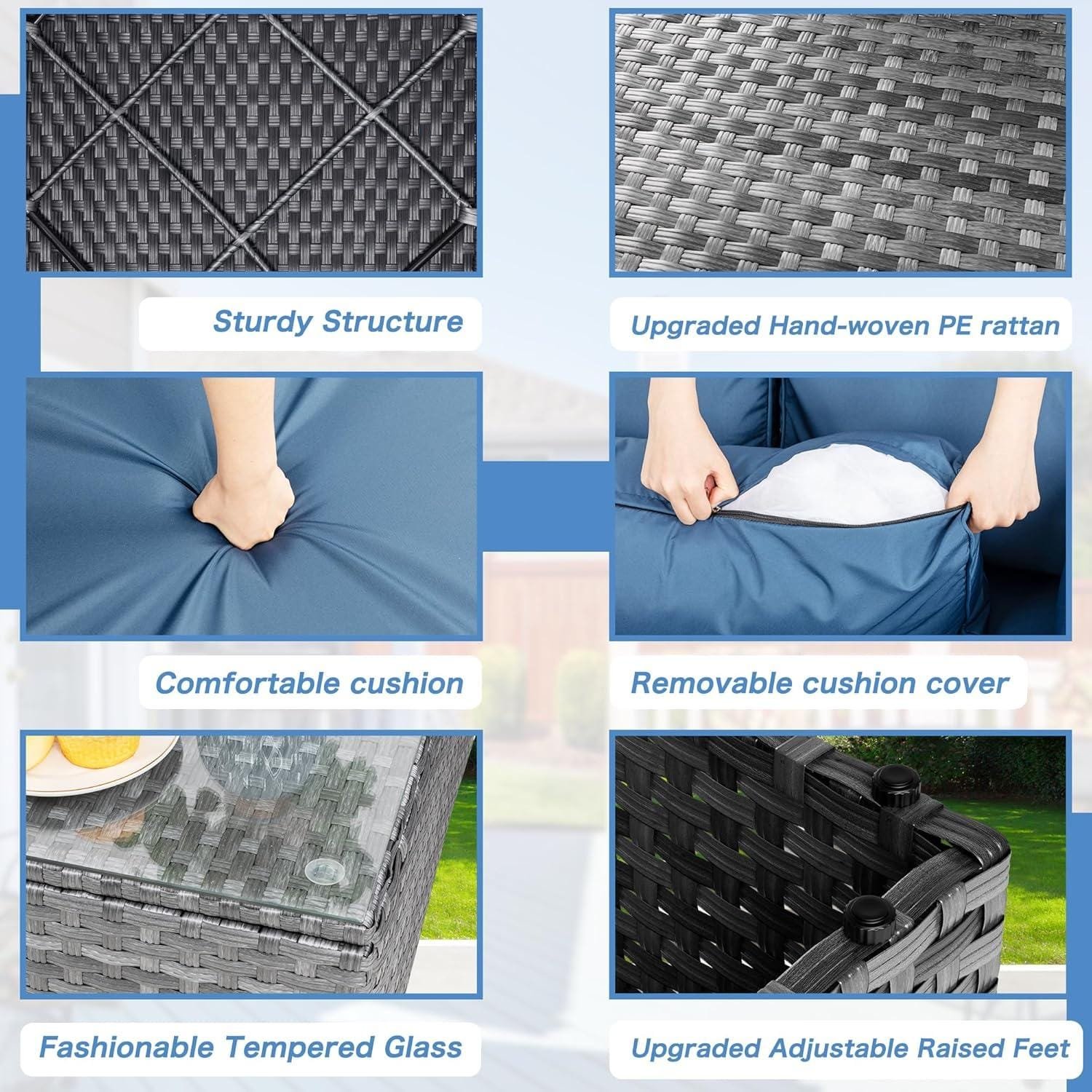 Shintenchi 7-Piece Patio Set Review: Stylish Comfort​ Outdoors